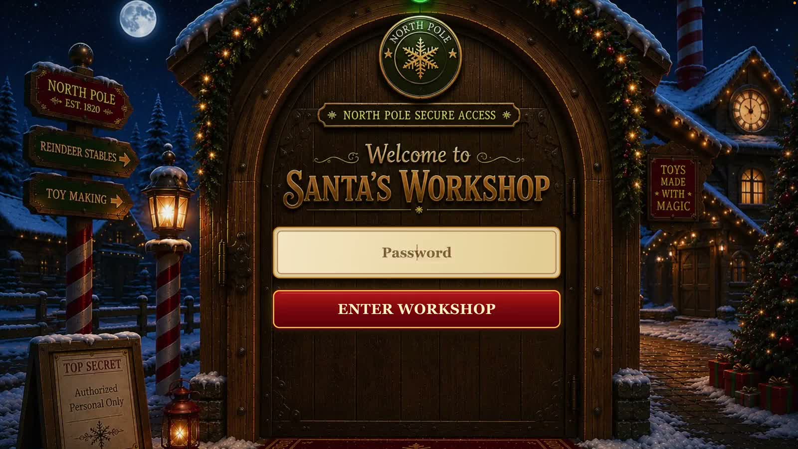 Santa’s secret password