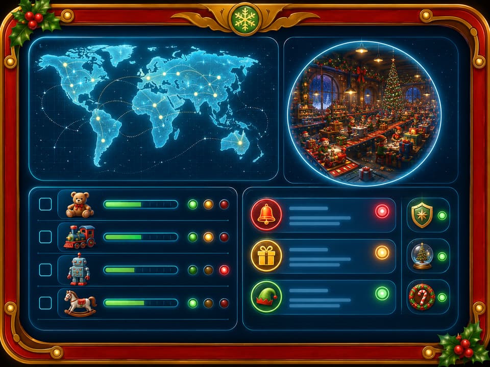 Workshop dashboard thumbnail used in the Santa workshop hub